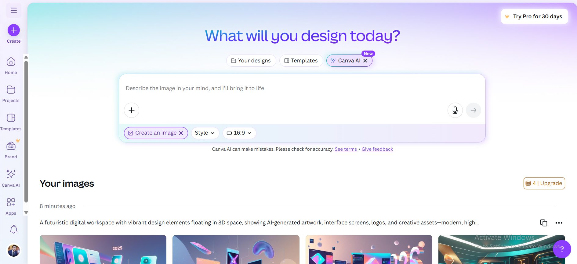 ai design tools - canva