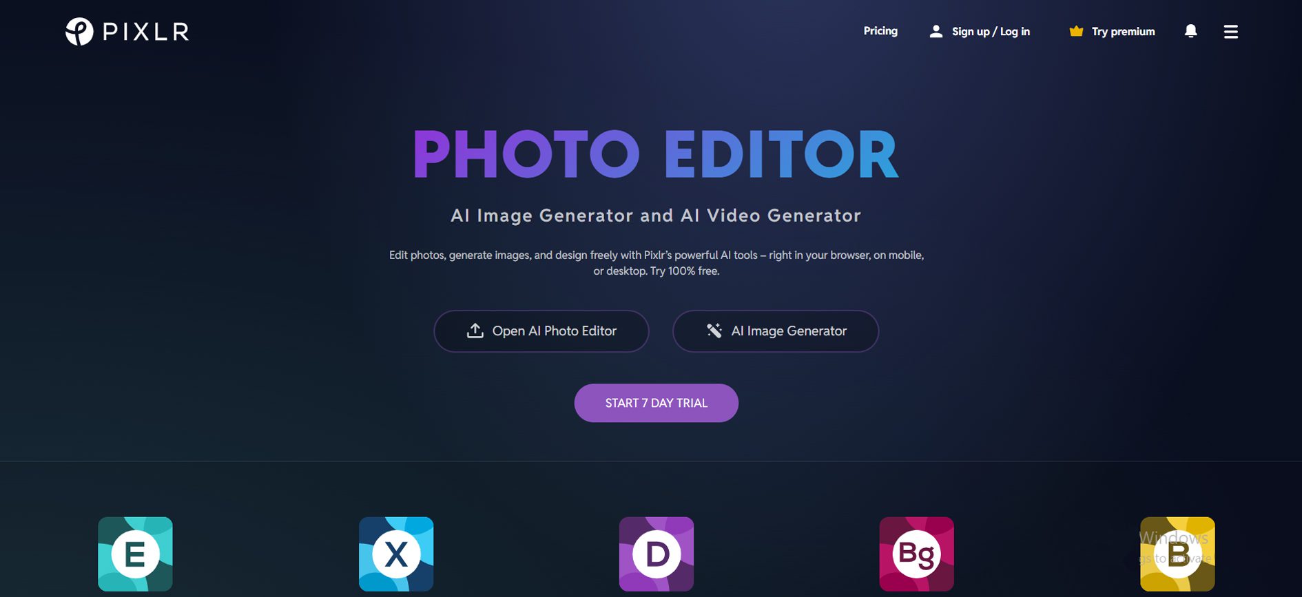 ai design tools - pixlr