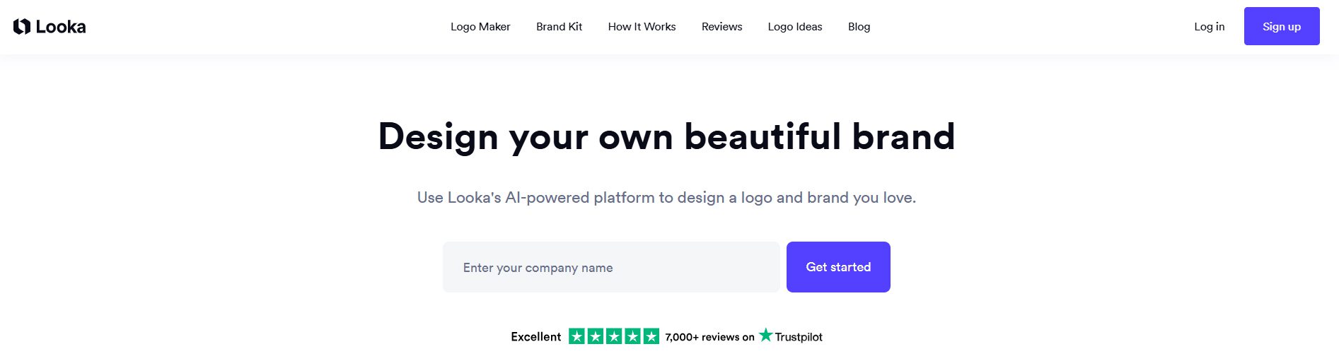 free ai logo maker - looka1