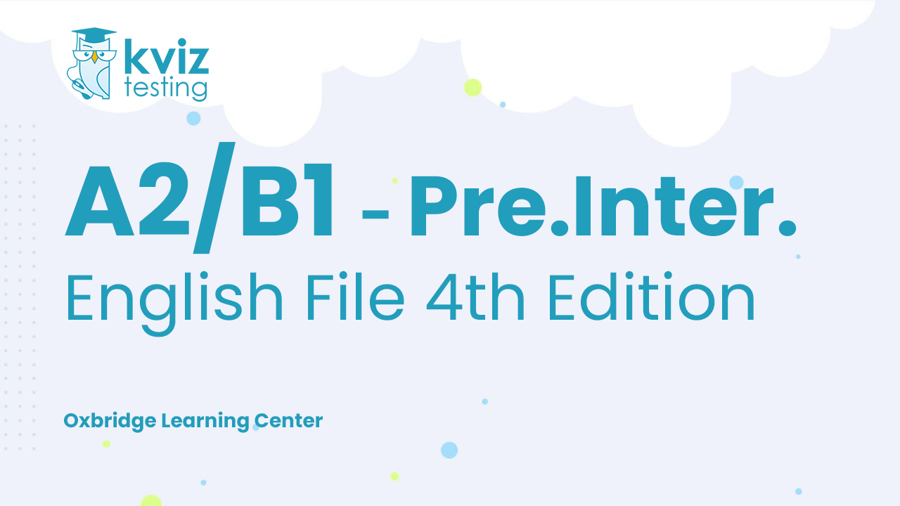 A2/B1 Pre-Intermediate